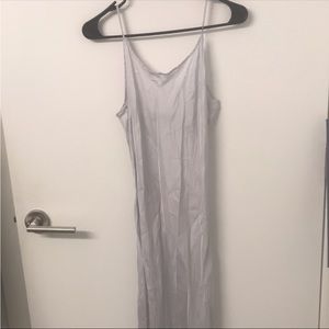 Silk slip maxi dress size M/L